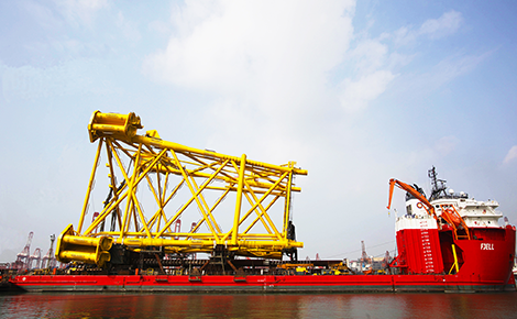 Halfdan HBD 導(dǎo)管架鋼樁建造項(xiàng)目