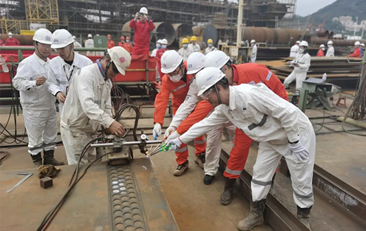 恩平20-4導(dǎo)管架陸地建造開(kāi)工！